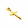 Ketting + Kruis Hanger 35mm - Vergulde Roestvrij Staal - Classic Kruisketting Heren - Dames