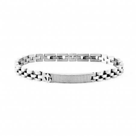 Klassieke Stijl Armband Heren - RVS Armband - Detailplaat met Anker