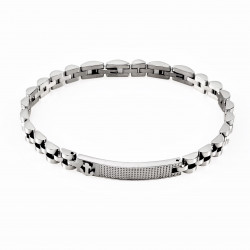 Klassieke Stijl Armband Heren - RVS Armband - Detailplaat met Anker