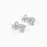 XUPING Oorbellen Dames - Gerhodineerd Stekers - Zirkonia-Steen 5mm Oorknoppen