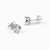 XUPING Oorbellen Dames - Gerhodineerd Stekers - Zirkonia-Steen 5mm Oorknoppen