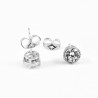 XUPING Oorbellen Dames - Gerhodineerd Stekers - Zirkonia-Steen 5mm Oorknoppen