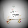 Dottilove Ø12mm Sweet Kiss Oorbellen Dames - Oorringen - Gold Plated