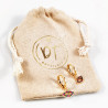 Dottilove Ø12mm Sweet Kiss Oorbellen Dames - Oorringen - Gold Plated