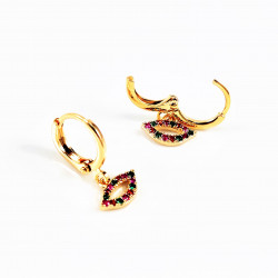 Dottilove Ø12mm Sweet Kiss Oorbellen Dames - Oorringen - Gold Plated