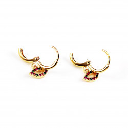 Dottilove Ø12mm Sweet Kiss Oorbellen Dames - Oorringen - Gold Plated