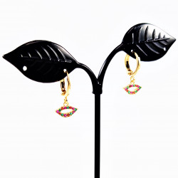 Dottilove Ø12mm Sweet Kiss Oorbellen Dames - Oorringen - Gold Plated