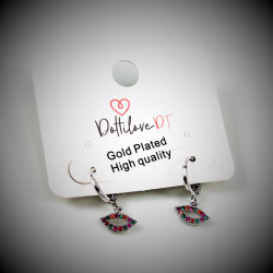 Dottilove Ø12mm Sweet Kiss Oorbellen Dames - Oorringen - Plated