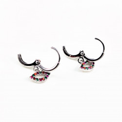 Dottilove Ø12mm Sweet Kiss Oorbellen Dames - Oorringen - Plated