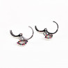 Dottilove Ø12mm Sweet Kiss Oorbellen Dames - Oorringen - Plated