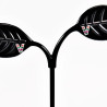 Dottilove V-Oorbellen Dames - Plated - Oorknopjes Cz Multicolor