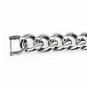 Armband Heren - Gepolijst RVS - Gourmet Schakels Armband - Griekse-Plaat