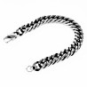 Cubaanse Armband Heren - Vintage zilverkleurige RVS - Schakels Armband
