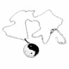 Yin-Yang Ketting Dames - Heren - 316L RVS - Chinees Taiji Symbool Yin Yang Hanger met Ketting