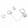 Dottilove Sieraden - Oorringen Set - 4 Stuks - Dames Oorbellen - Plated