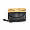 Dames Granaatkleur Portemonnee 100% Buffelleer RFID Bescherming