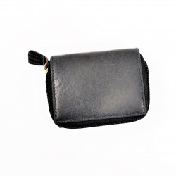 Dames Granaatkleur Portemonnee 100% Buffelleer RFID Bescherming