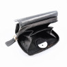 Dames Granaatkleur Portemonnee 100% Buffelleer RFID Bescherming