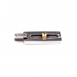 Rechthoekige Hanger - RVS Zilverkleur-Goudkleur - Heren Hanger