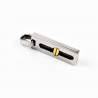 Rechthoekige Hanger - RVS Zilverkleur-Goudkleur - Heren Hanger