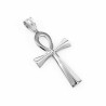 Egyptisch Kruis XL Ankh - RVS - Religieus Heren Kruis Hanger