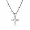 60cm x 3mm Ketting + Kruis met Jezus Unisex - RVS - Religieus Christus Kruis Hanger