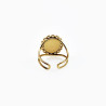 Dottilove Dames Ring met Slang - 14K Geelgoud Verguld RVS - Verstelbare Ring Dames