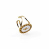 Dottilove Dames Ring met Slang - 14K Geelgoud Verguld RVS - Verstelbare Ring Dames