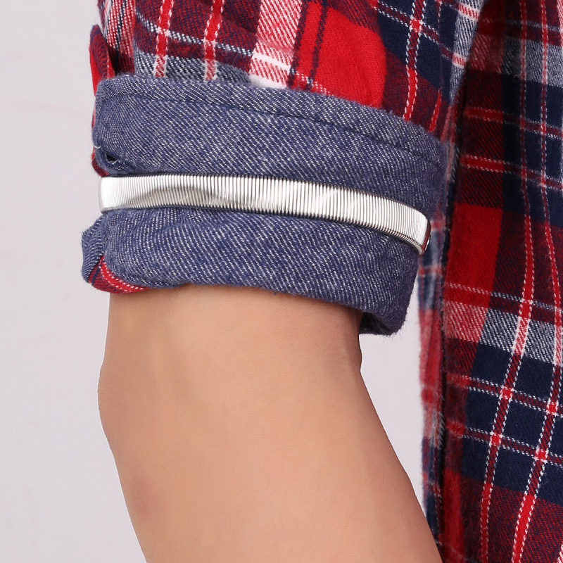 Hugwish 6 stuks mouwhouders voor dames en heren, overhemdmouwhouders met gesp, kaki of bruin, uniseks, voor professionele volwassenen Hugwish 6 stuks mouwhouders voor dames en heren, overhemdmouwhouders met gesp, kaki of bruin, uniseks, voor professionele volwassenen