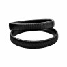 2 Stuks Zwart Kleur Mouwophouders Elastische - Metaal Antislip Armband Unisex