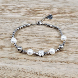 Klaverblad Armband Dames -...