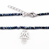 Grijsachtig Blauw Kristallen Armband Dames - RVS Zilver Kleur - Crystal Armband Hand Fatima