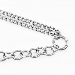 Dottilove Gentiana Ketting Dames - Wit Gold Plated op RVS - Verstelbare Schakelsketting