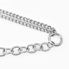 Dottilove Gentiana Ketting Dames - Wit Gold Plated op RVS - Verstelbare Schakelsketting