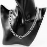 Dottilove Gentiana Ketting Dames - Wit Gold Plated op RVS - Verstelbare Schakelsketting