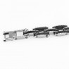 Armband Heren - RVS Zwart-Zilverkleur - Fiets Schakelarmband