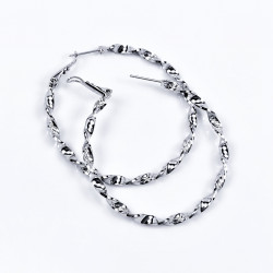 Ø48mm Twisted Oorbellen Dames - XUPING Oorringen - Gerhodineerd 
