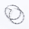 Ø48mm Twisted Oorbellen Dames - XUPING Oorringen - Gerhodineerd 