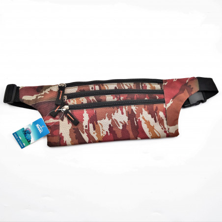 Legerbruine Heuptas - Buideltas Unisex - Camouflage Buiktas - Volwassenen