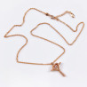 Ketting met Kruis Hanger Dames - Halsketting-Set - Rose Gold Plated - XUPING