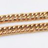 Dottillove Armband Dames - Gourmet Schakel - RVS Geel Gold Plated