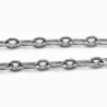 Dottillove Schakelketting met Hangers - RVS Wit Gold Plated - Kabel Ketting Dames