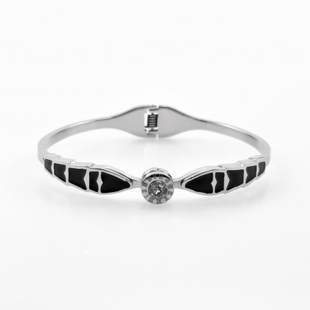 Dames Bangle Armband - Slangen Design - RVS Zilverkleur