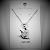Dames Ketting met Duif Hanger - Gold Plated - Ketting Set