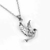 Dames Ketting met Duif Hanger - Gold Plated - Ketting Set