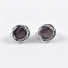 Atancriet Cabochon Clip-on Oorbellen Dames - 15mm Ronde Oorclips