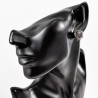 Atancriet Cabochon Clip-on Oorbellen Dames - 15mm Ronde Oorclips