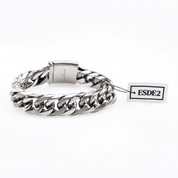 8,5mm Gepolijst/ Geborstelde RVS Armband
