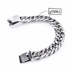 8,5mm Gepolijst/ Geborstelde RVS Armband