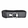 85-100cm Brede Zwarte Elastische Riem